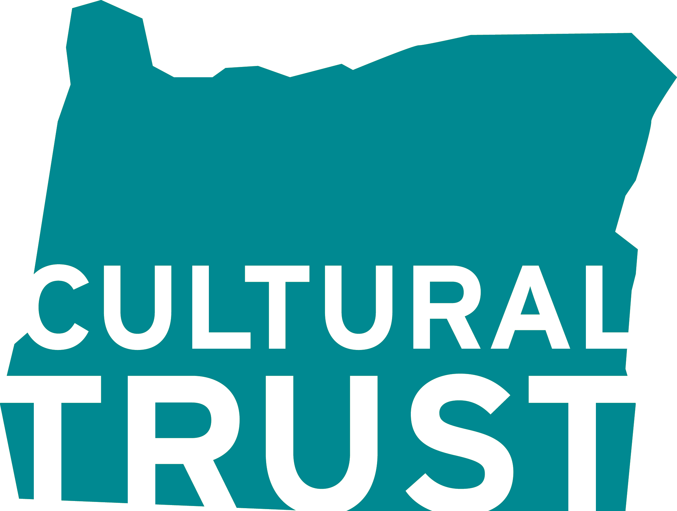 Oregon Cultural Trust teal logo